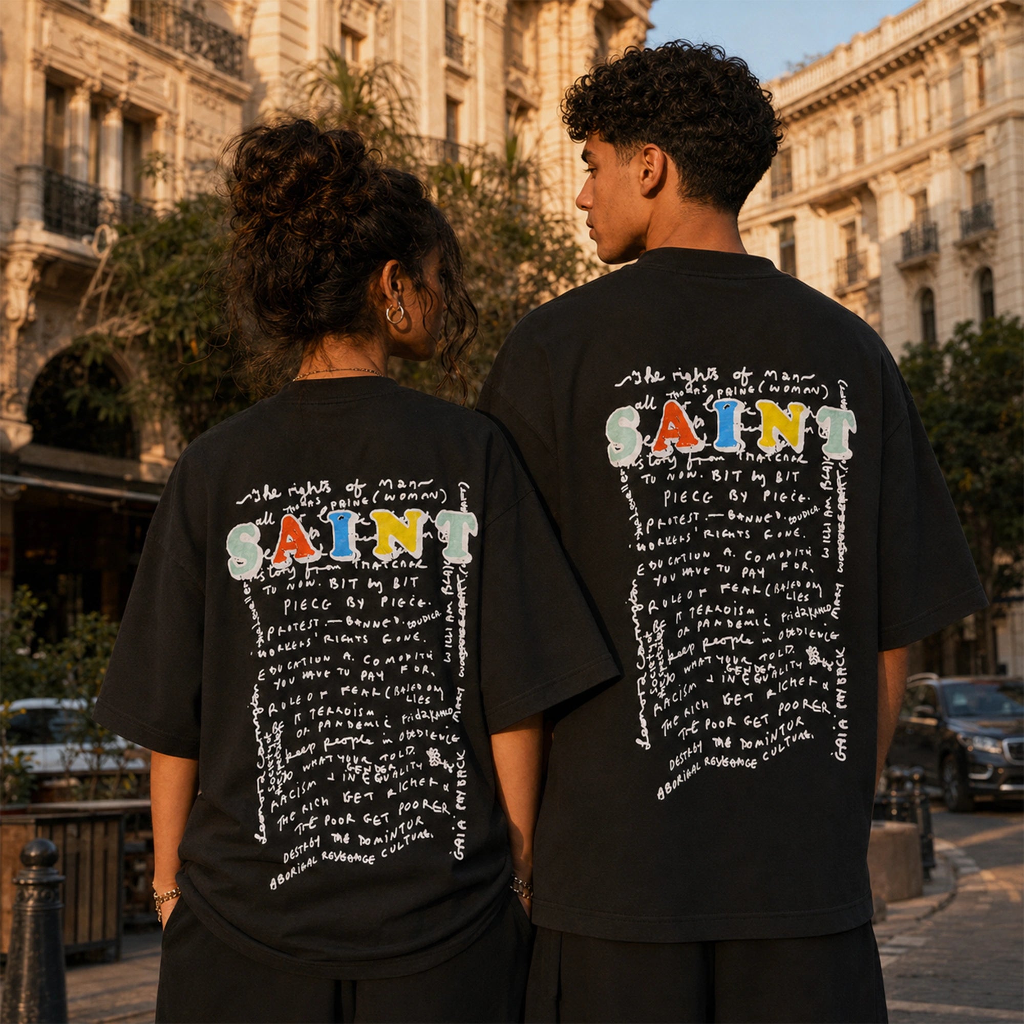 Newspaper Graphic Tee