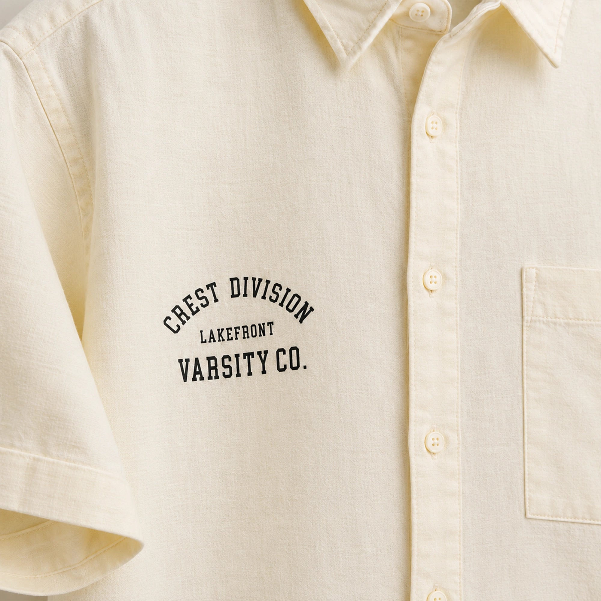 VARSITY Butter Linen Shirt