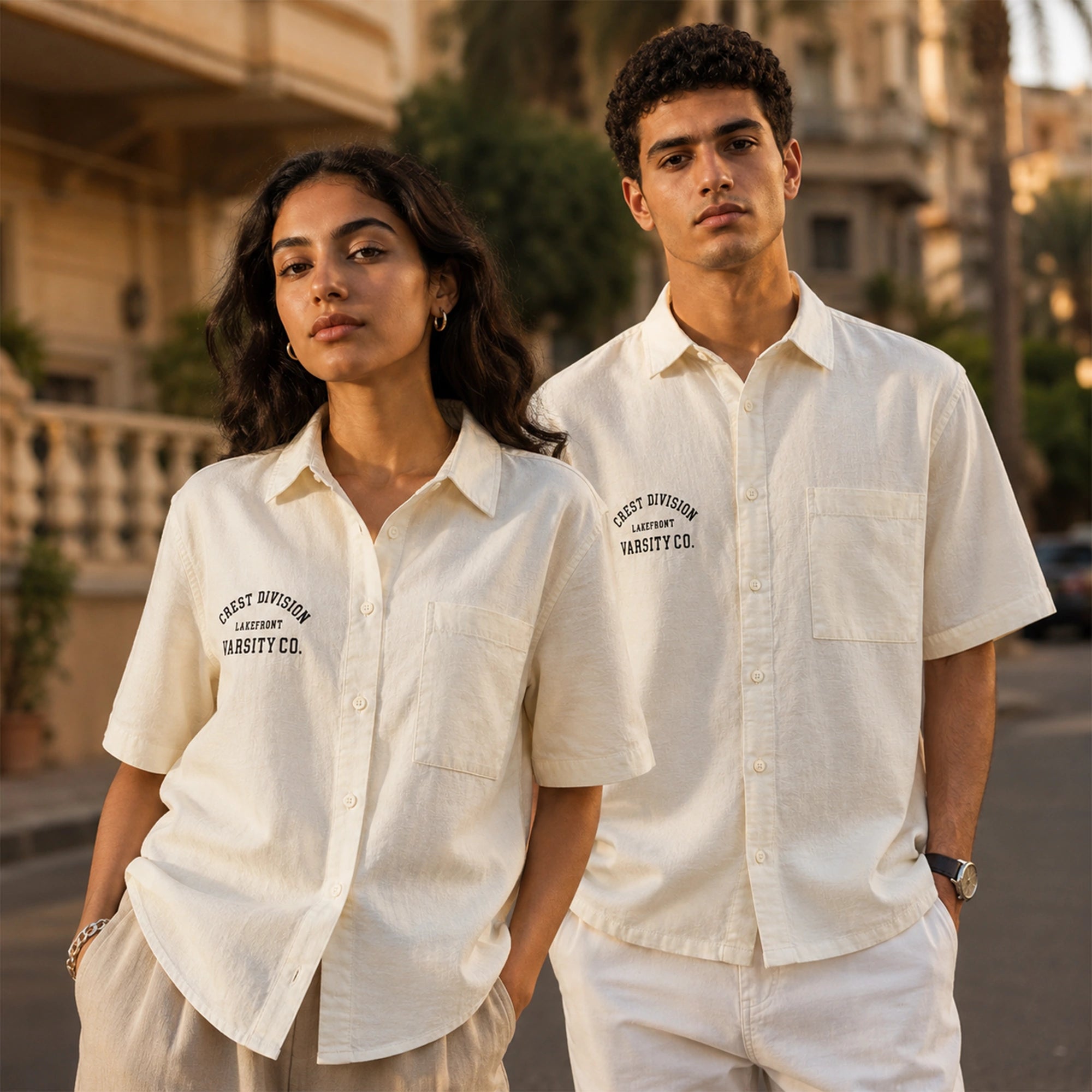 VARSITY Butter Linen Shirt