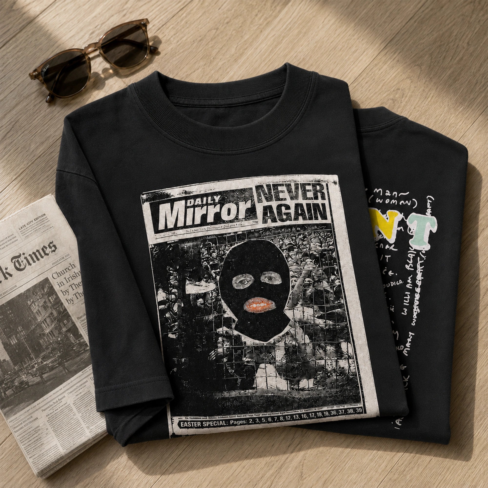 Newspaper Graphic Tee