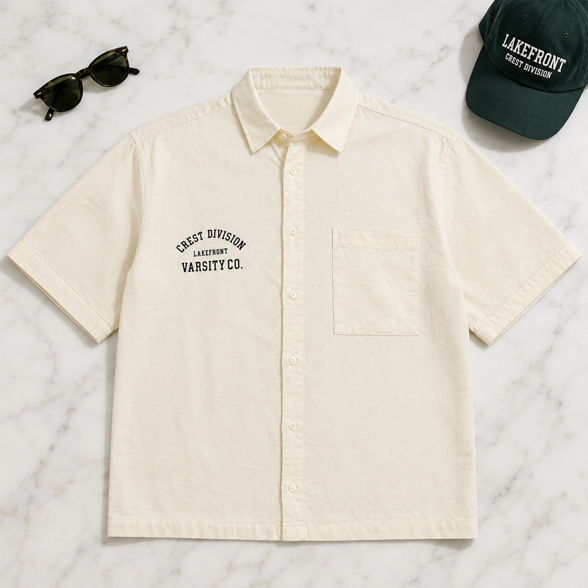 VARSITY Butter Linen Shirt