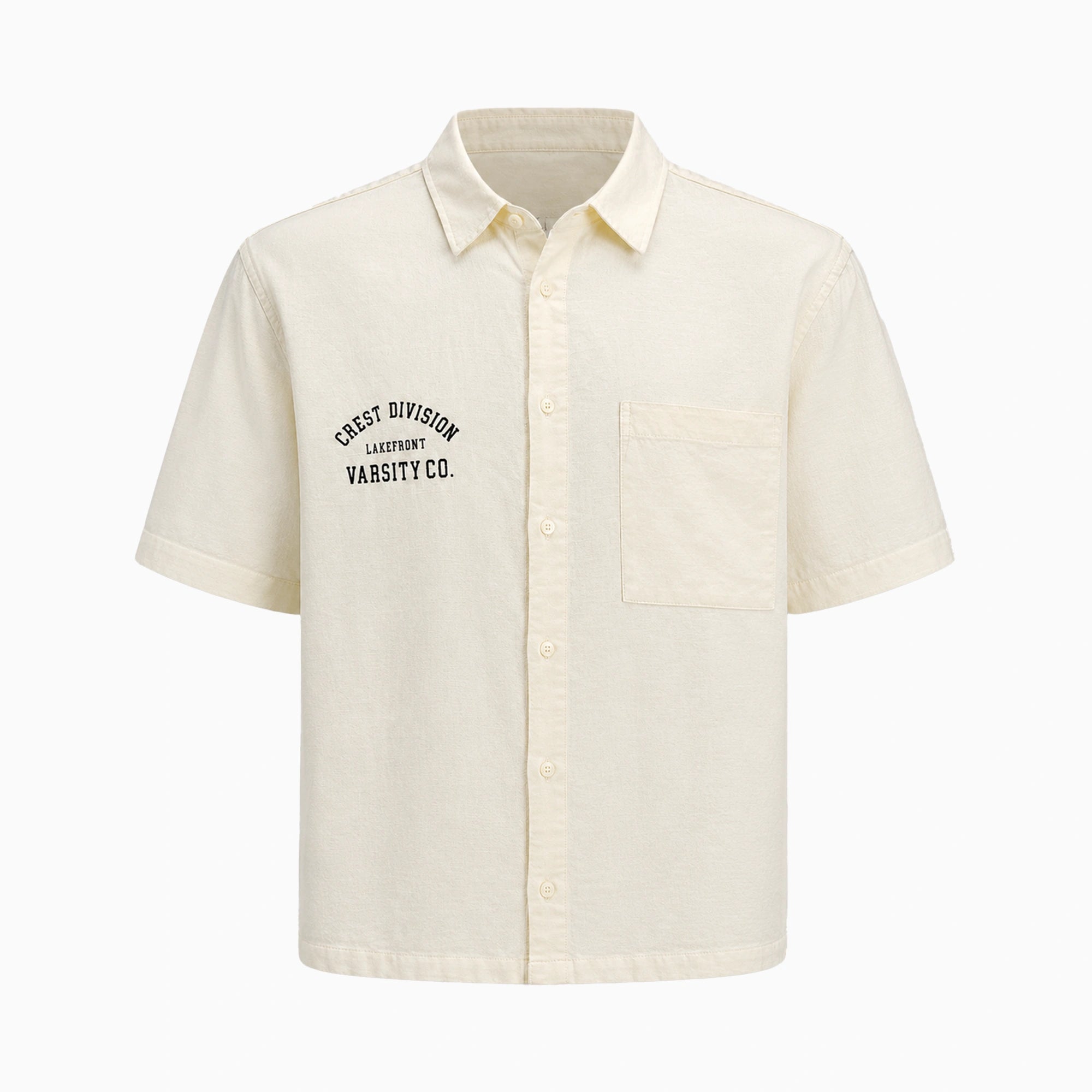 VARSITY Butter Linen Shirt