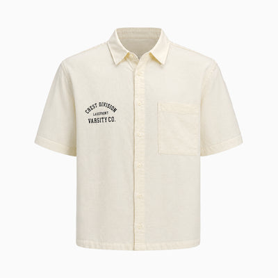 VARSITY Butter Linen Shirt