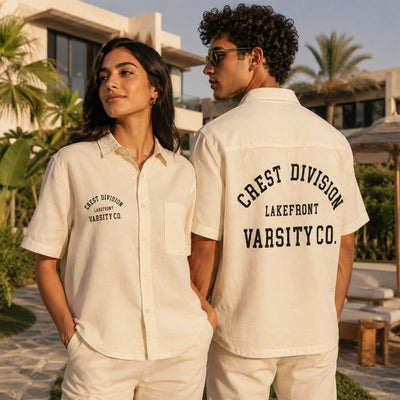 VARSITY Butter Linen Shirt